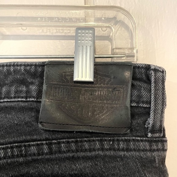 Harley-Davidson Vintage Black Bootcut Jeans - Picture 4 of 6